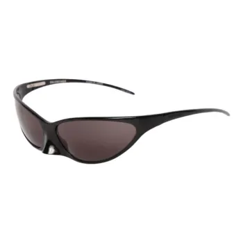 Balenciaga Metal Irregular Shape Sunglasses Women's Black