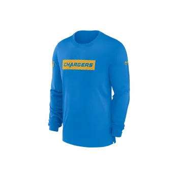Nike Los Angeles Chargers Sideline Player Team Issue Men's Nike Dri FIT Long Sleeve Top