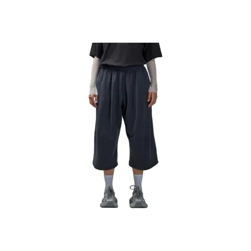 Balenciaga Knitted Sweatpants Loose Fit Style Women's Black