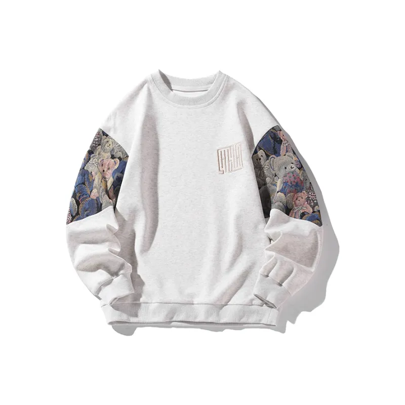 GOOSELIAR Loose Fit Crew Neck Top Sweatshirt Unisex-6