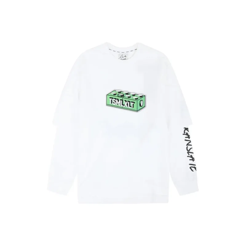TSMLXLT Sweatshirts Unisex White-0