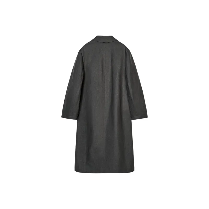 ZARA ZW Series Coats Women's Coal Gray-1