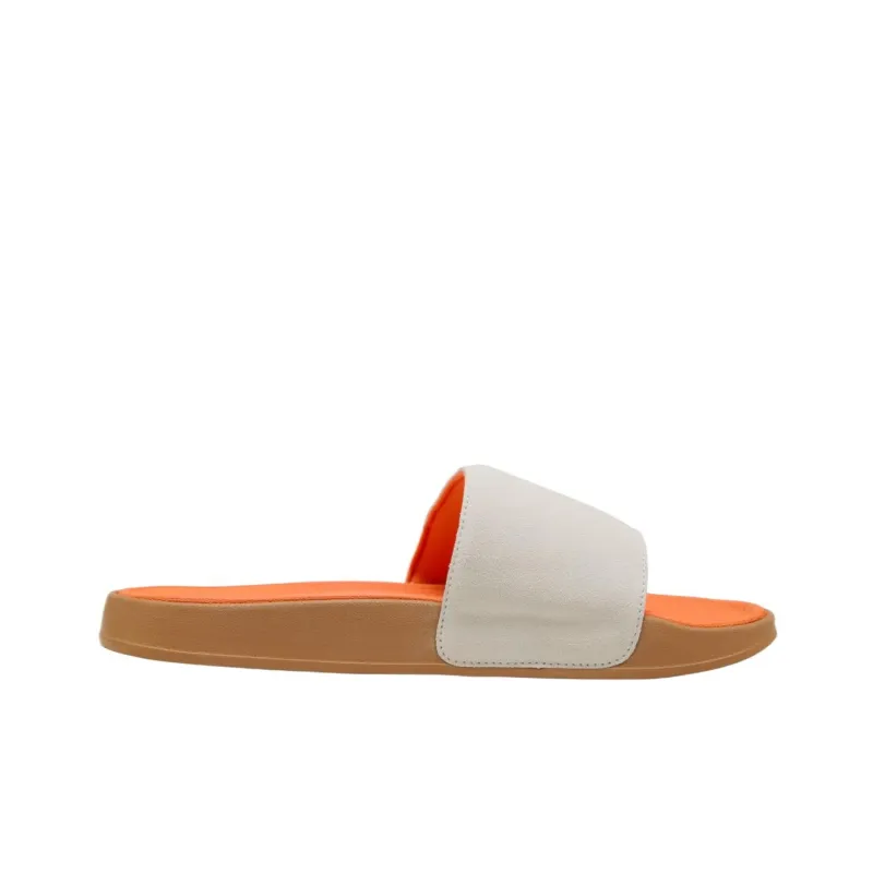 PUMA Leadcat 2.0 Slip Resistant Slide Slippers Unisex White Orange-1