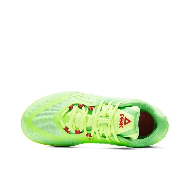 PEAK Cushioning, Slip Resistant, Abrasion Resistant, Coverage, Rebound Low Top Basketball Shoes Men's Shimmery Green-3