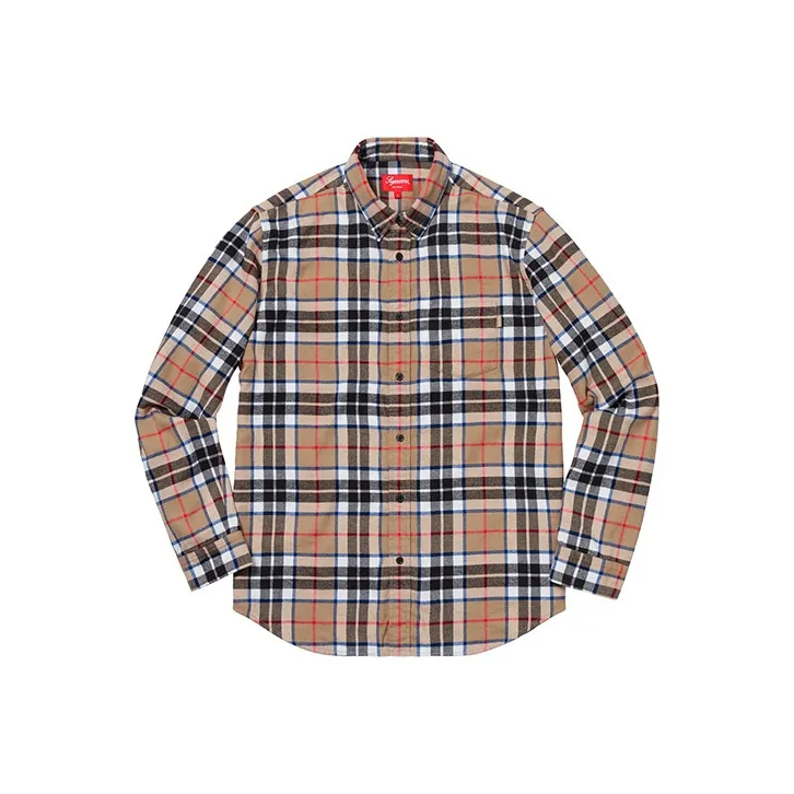 Supreme Tartan L/S Flannel Shirt-0