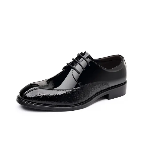 Romon Dress Shoes Men Low Top
