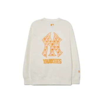 MLB New York Yankees Sweatshirts Unisex Ecru