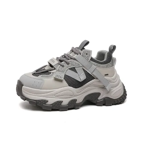 King Jinmai Breathable Low Top Chunky Sneakers Women's