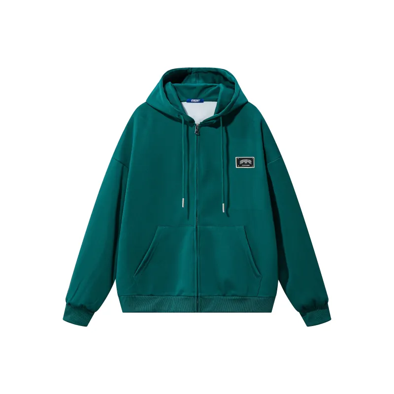 XINGJIZHE Loose Fit Hooded Coat Cardigan Sweatshirt Unisex-15