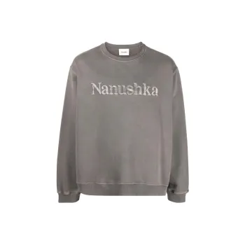 NANUSHKA Logo Embroidered Crewneck Sweatshirt