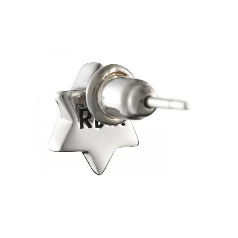 ROCK&RIDE 925 Sterling Silver Earrings Unisex-1