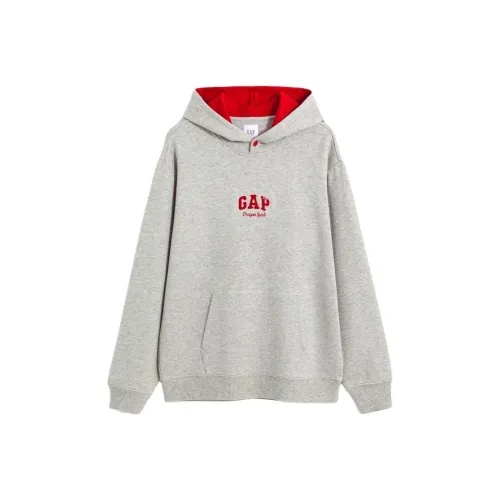 8on8 X GAP 8ON8 Co branded Model Sweatshirts Unisex Light Gray