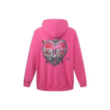 LiNing Sweatshirt Unisex Vibrant Pink