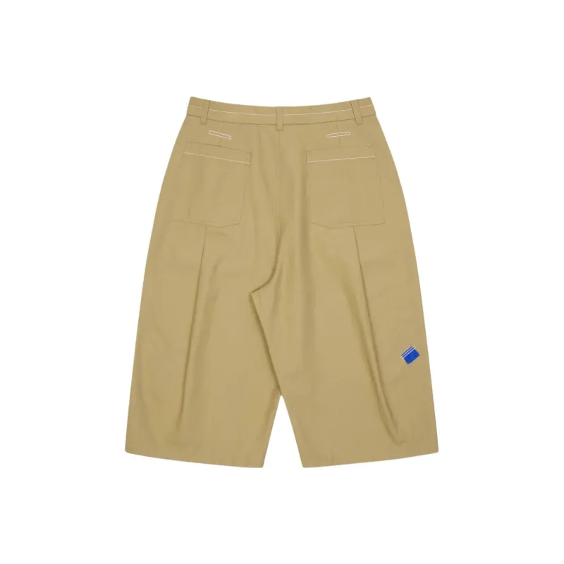 SANDRO Andalousie crystal-embellished shorts Neutrals