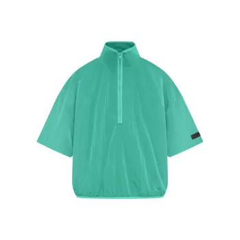 Fear Of God Essentials Crinkle Nylon Halfzip Ss Shirt