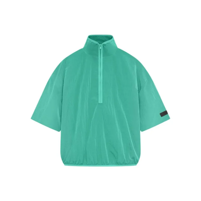 Fear Of God Essentials Crinkle Nylon Halfzip Ss Shirt-0