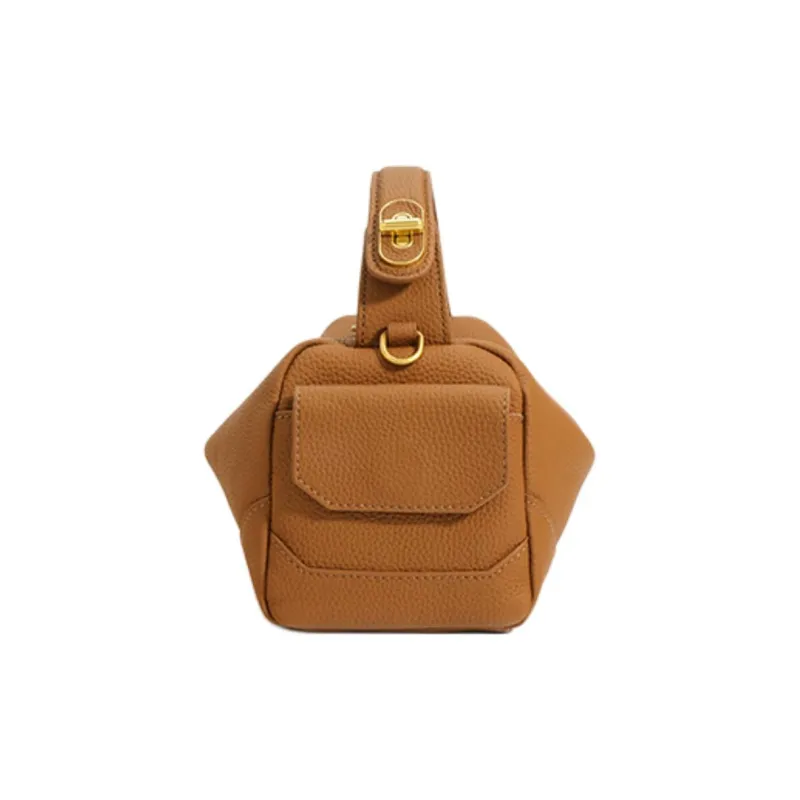 H YXIANG Cow Leather One Shoulder Handbags Women's Multicolor-7