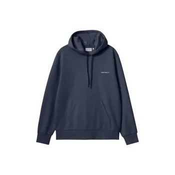 Carhartt WIP Hooded Script Embroidery Swea Sweatshirt Unisex Air Force Blue