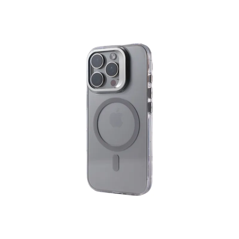 DEPA PC Material Transparent Stand With Magnetic Attachment Phone Cases Compatible With Apple 13 16 Series Minimalist-2