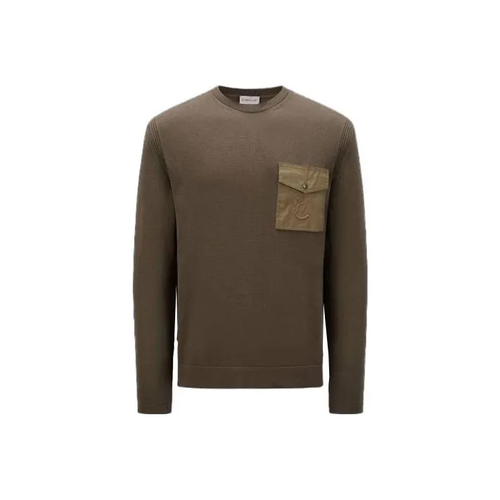 Moncler Logo-embossed Pocket-detail Jumper-0