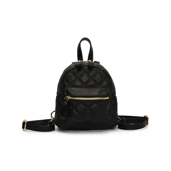 LUVISTRUE PU Backpack Women's Black/Fuchsia/Coffee/Green