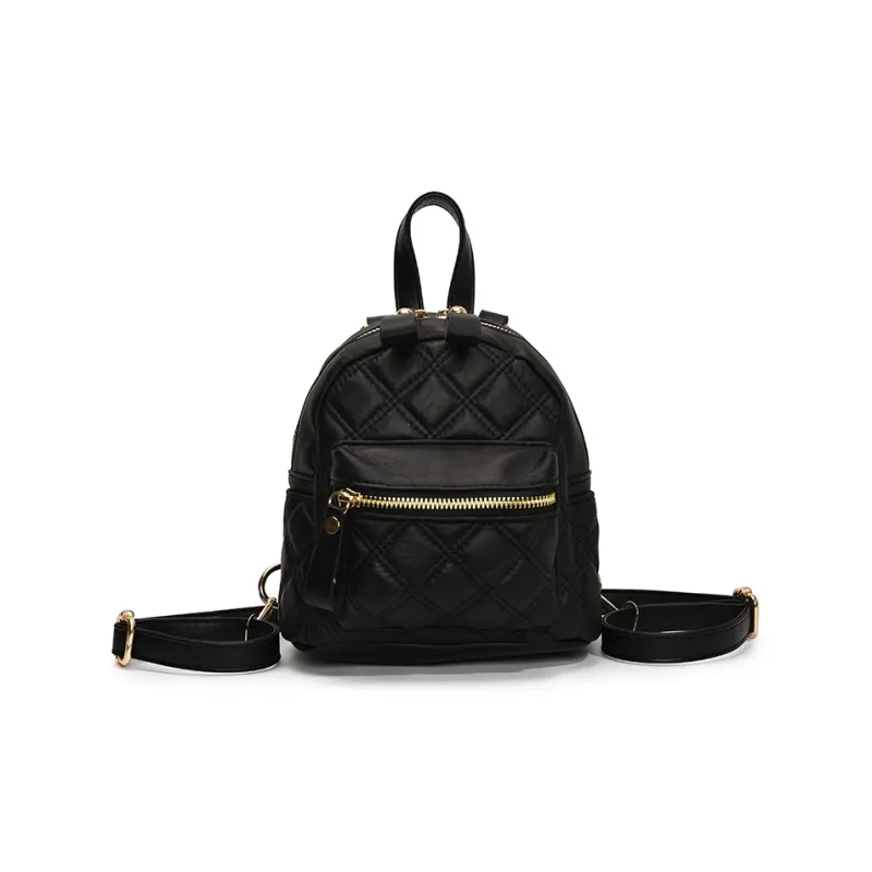 LUVISTRUE PU Backpack Women's Black/Fuchsia/Coffee/Green-0