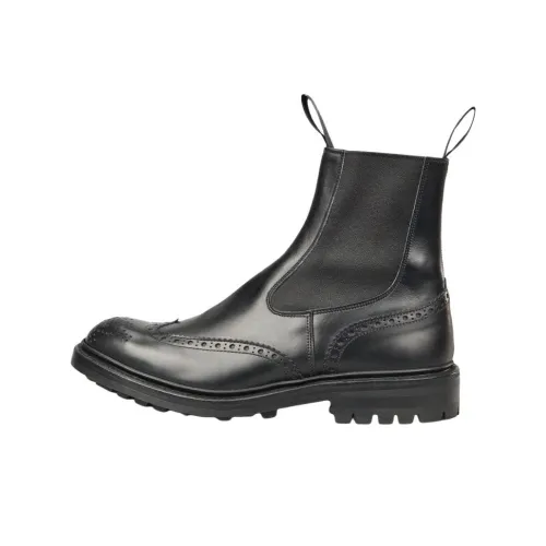 Tricker's Henry Short Chelsea Boots Men's Black