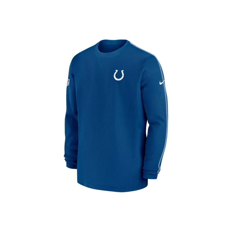 Nike Indianapolis Colts Sideline Coach Men's Nike Nfl Long Sleeve Top-0