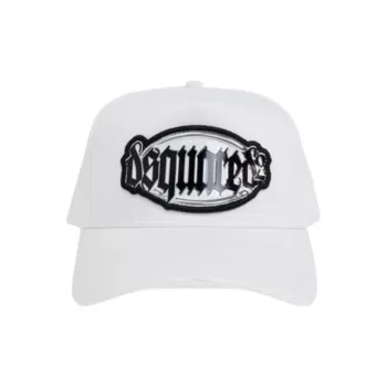 DSQUARED 2 Logo Patch Distressed Baseball Cap
