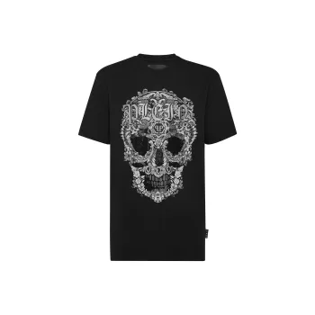 PHILIPP PLEIN Baroque Skull Cotton T shirt