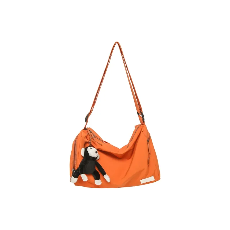 DCLOUD Nylon Backpack Tubas Unisex White/Black/Green/Orange-20