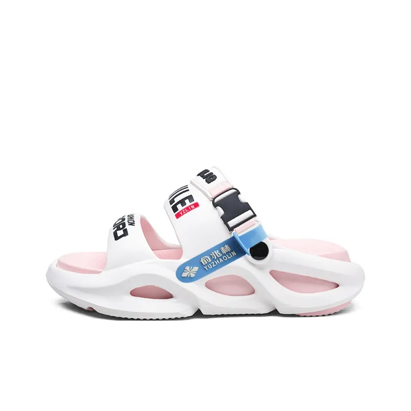 YUZHAOLIN EVA Cut Out Massage Slip Resistant Abrasion Resistant Quiet Slide Slippers Unisex-111