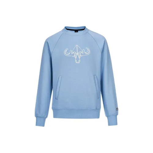 Moose Knuckles Sweatshirts Men Gray Blue