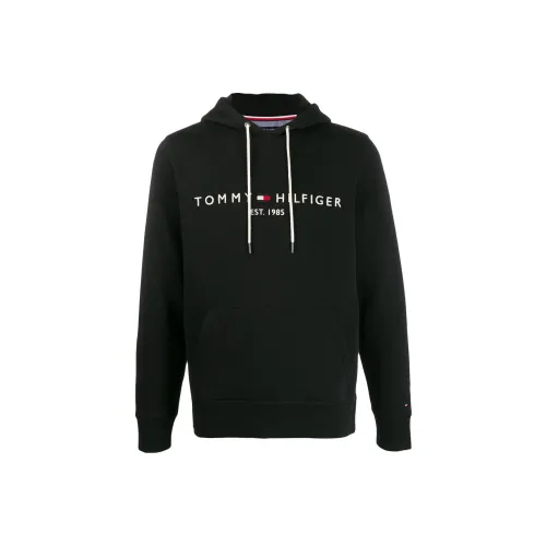 Tommy Hilfiger Logo Print Hoodie