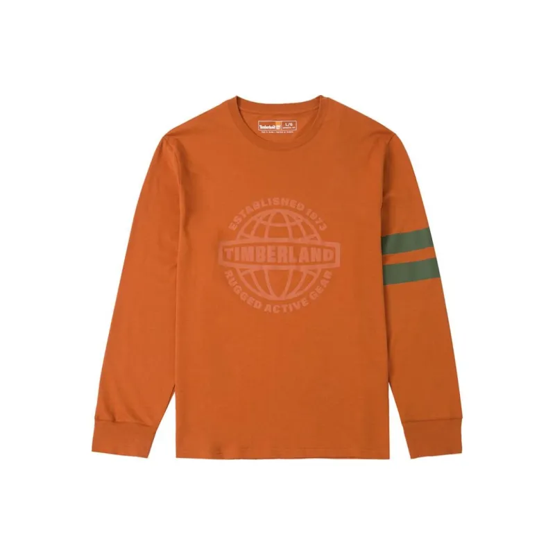 Timberland T Shirt Men's Orange-0