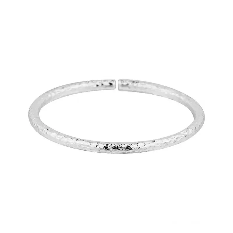 XIFULI 999 Fine Silver Bangles Unisex-0