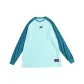 Light Green & Gray & Blue Sleeves