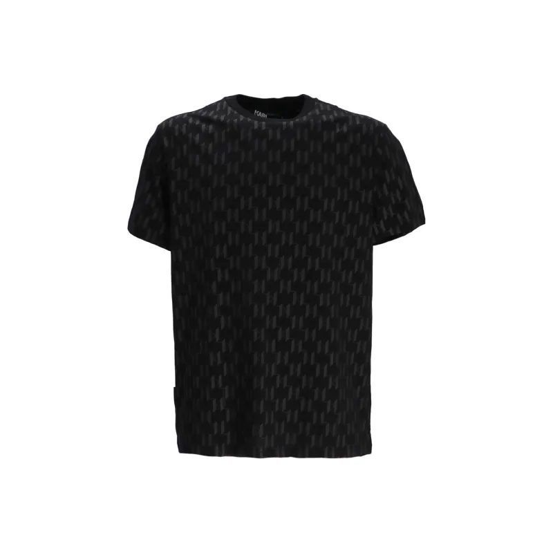KARL LAGERFELD / Karl Lagerfeld Jeans Monogram-print T-shirt-0