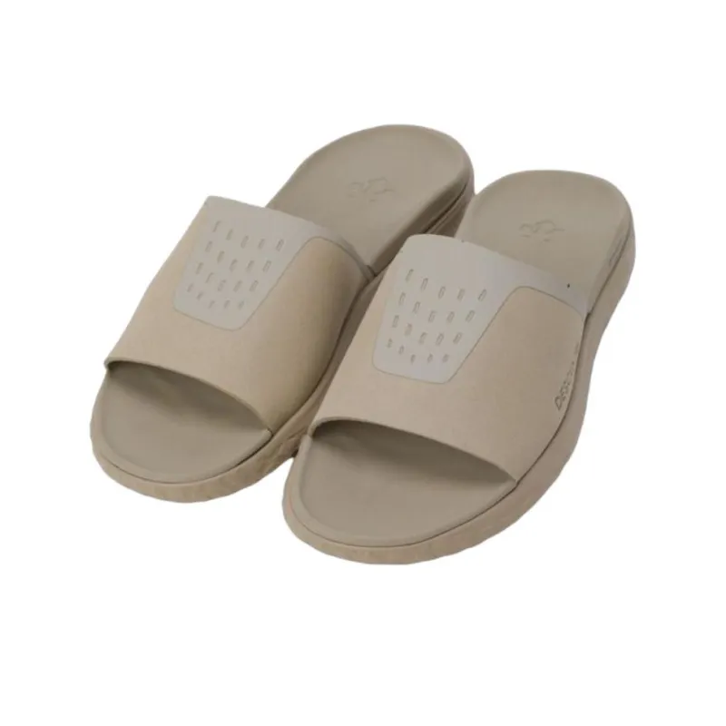 DESCENTE Energize Slip Resistant Abrasion Resistant Slide Slippers Men's Brown-1