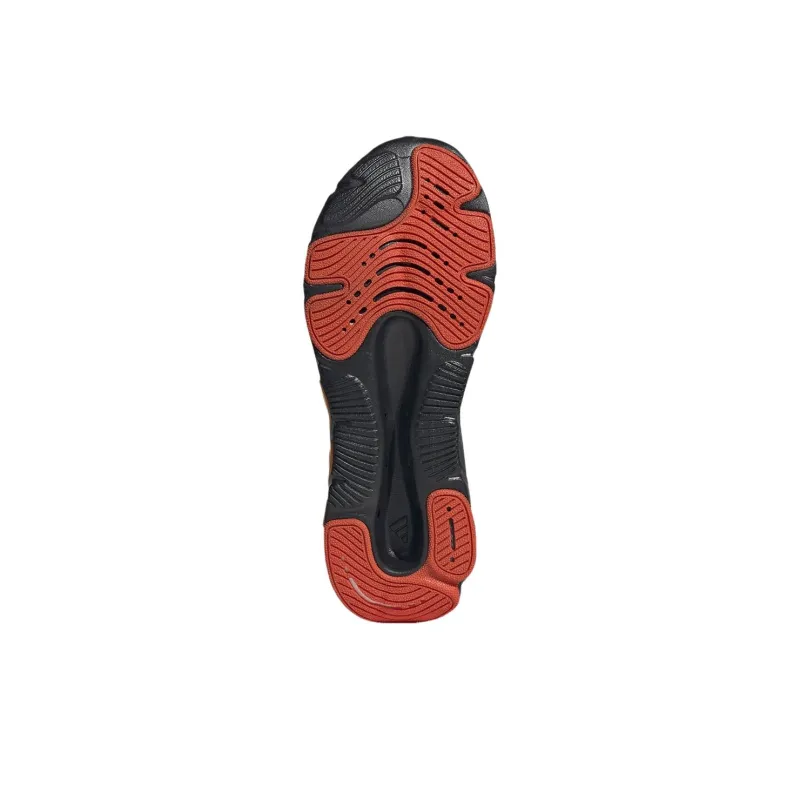 Adidas Anti Slip Wear Resistant Low Top Running Shoes Unisex Orange Black-4
