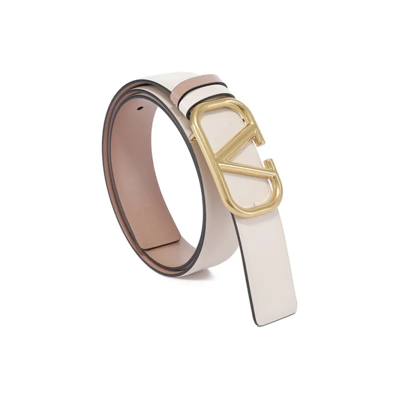 Valentino VLogo Signature Buckled Reversible Belt-2