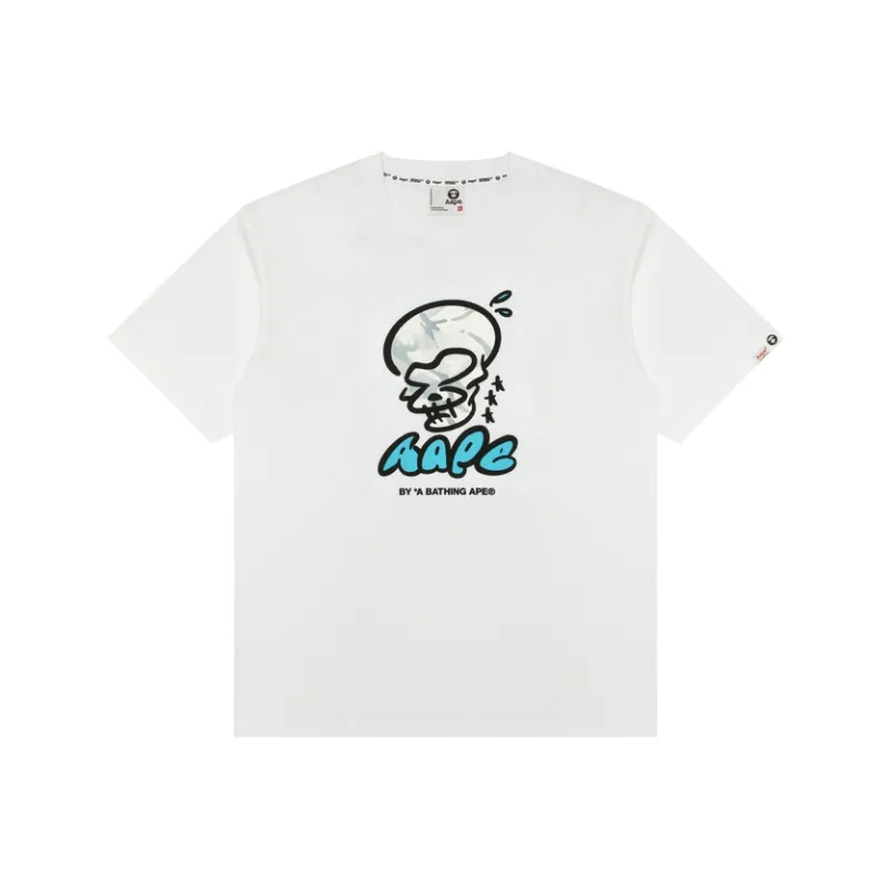 Aape By *A Bathing APE® Logo print T Shirt-2