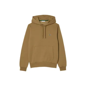 LACOSTE Logo Embroidered Drawstring Hoodie