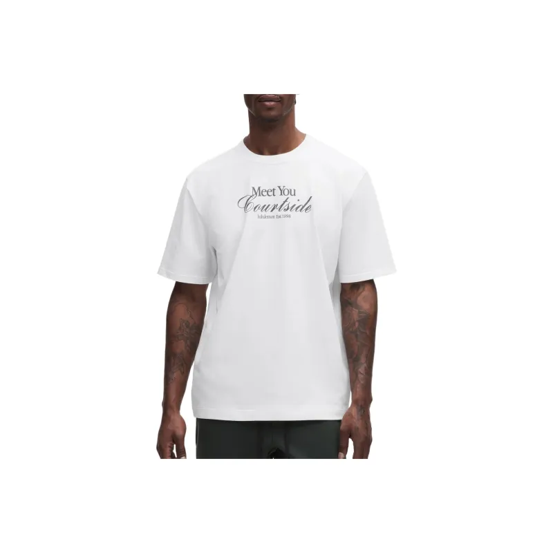 Lululemon HeavyweightTennis Club Collection Cotton Jersey T Shirt T Shirt Men's-0