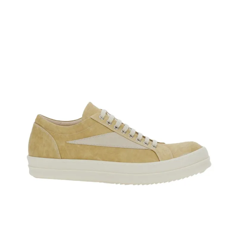 Rick Owens DRKSHDW Low Top Skateboard Shoes Men's Yellow-1