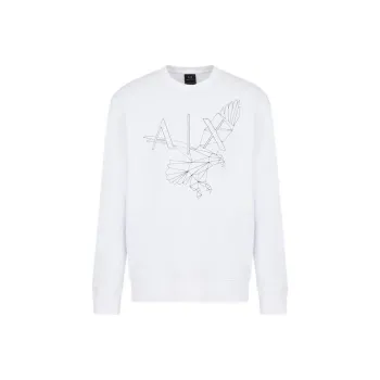 ARMANI EXCHANGE SS23 Sweatshirt Men's White