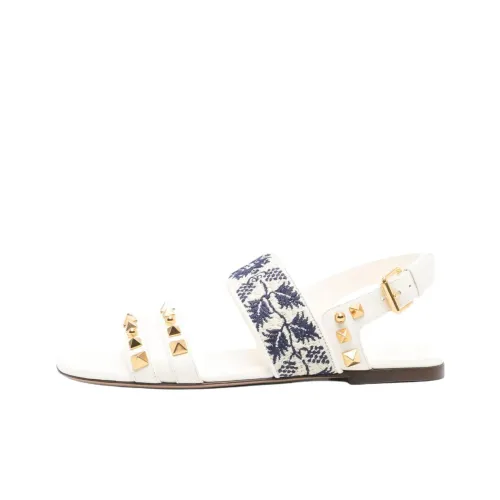 Valentino One Strap Sandals Women's White