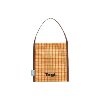 Tagi. Polyester Shoulder Bag Women's Citrus Orange Cookie
