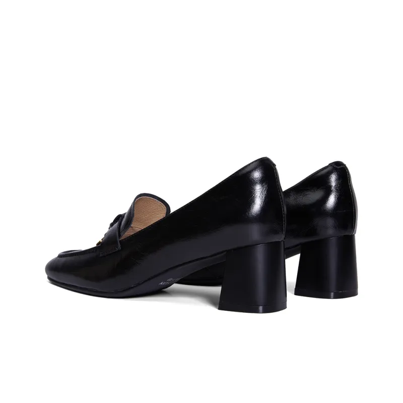 PT'SON Chunky Heel High Heels 5.3cm Women's-8