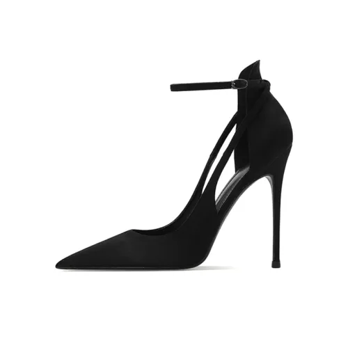 AJPAP Slim Heel High Heels Women's Black